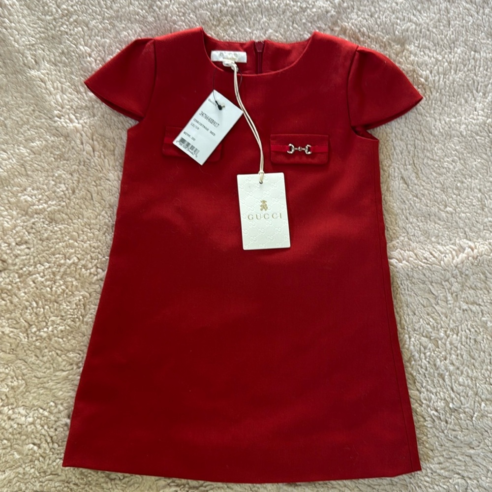 Gucci Red Dress size 12/18 months